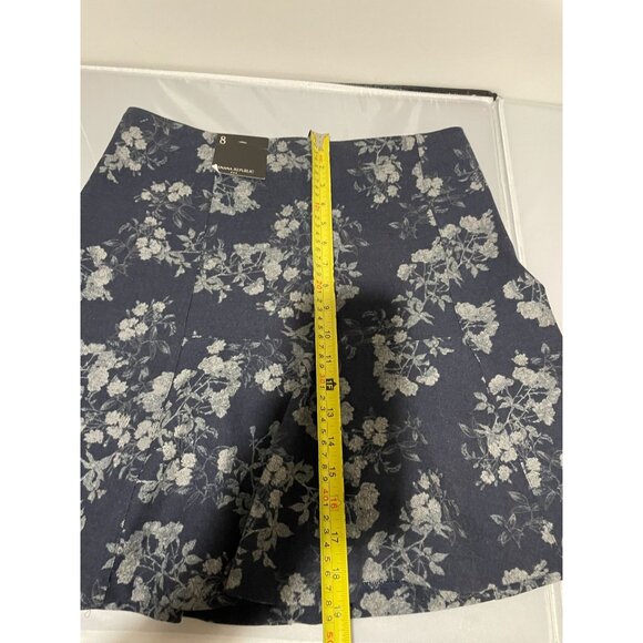 Banana Republic Floral Print Wool Blend A-Line Skirt Size 8 - Picture 11 of 14